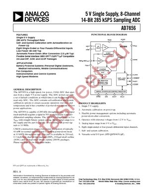 AD7856KR-REEL7 datasheet  